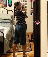Dickies FLEX Active Waist Blue Denim Carpenter Shorts