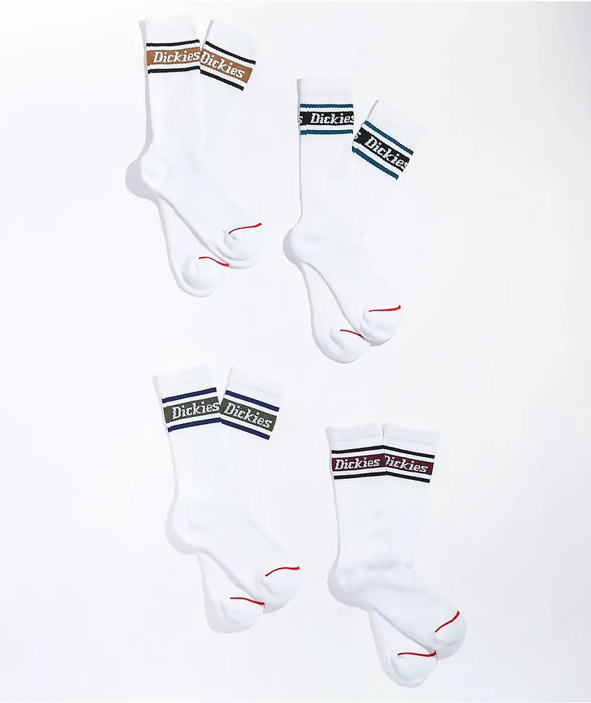 Dickies Skate 4 Pack Crew Socks