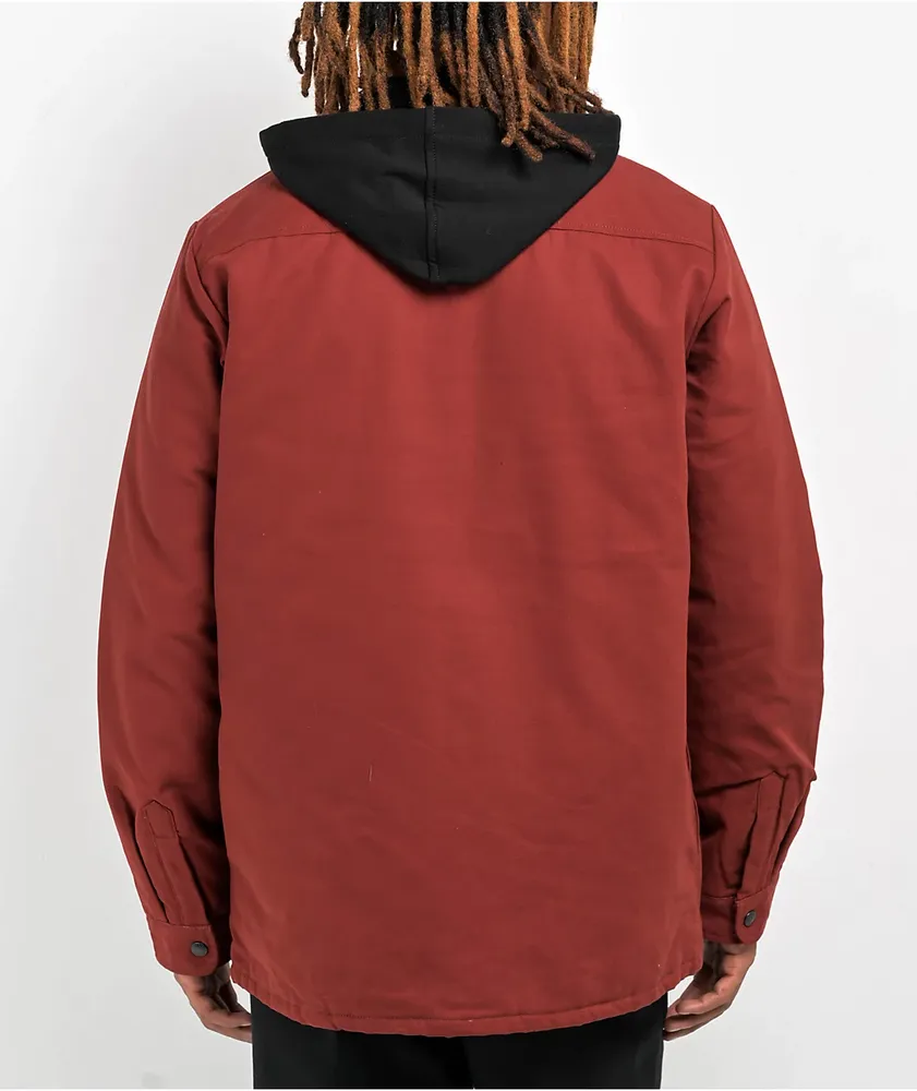 Dickies Skateboarding Duck Fired Brick Hooded Shacket