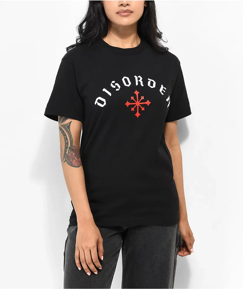 Disorder Arch Logo Black T-Shirt