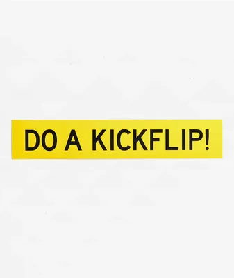 Do A Kickflip! Assorted Sticker