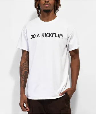 Do A Kickflip! White T-Shirt