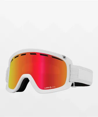 Dragon D1 OTG Corduroy Lumalens Red Ion Snowboard Goggles