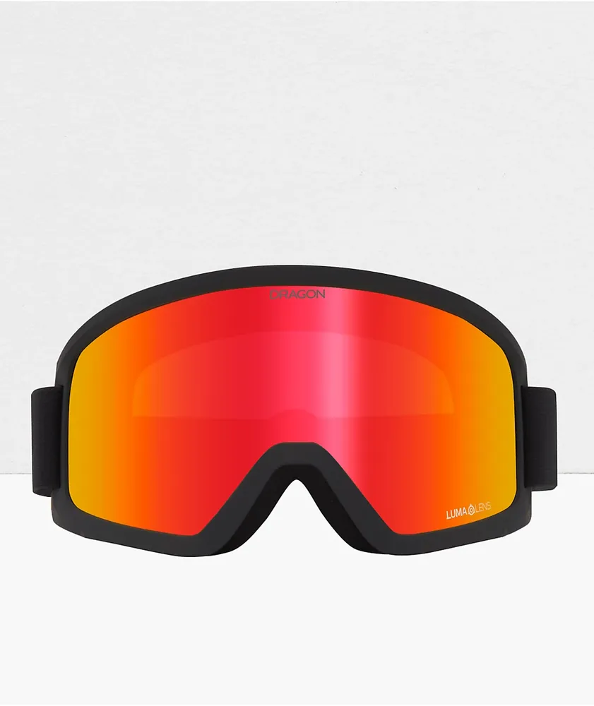 Dragon DX3 L OTG Black & Red Ion Snowboard Goggles
