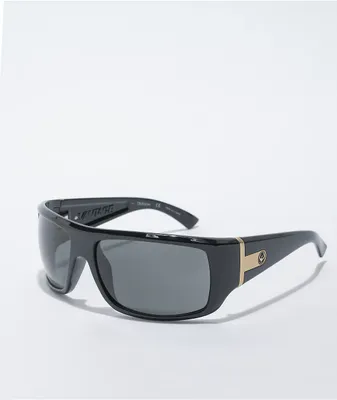 Dragon Vantage Shiny Black Smoke Sunglasses