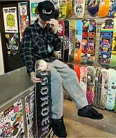 Dravus Black Sherpa Flannel Jacket