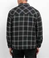 Dravus Black Sherpa Flannel Jacket