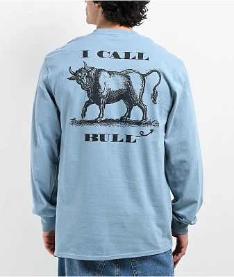 Dravus Bull Light Blue Long Sleeve T-Shirt