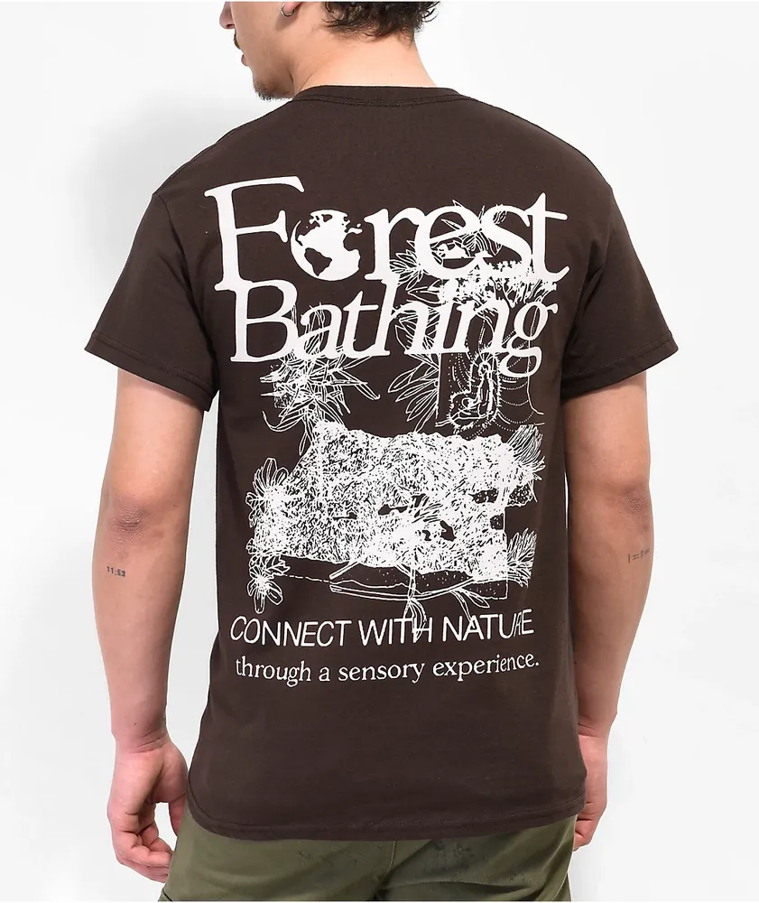 Dravus Forest Bathing Brown T-Shirt