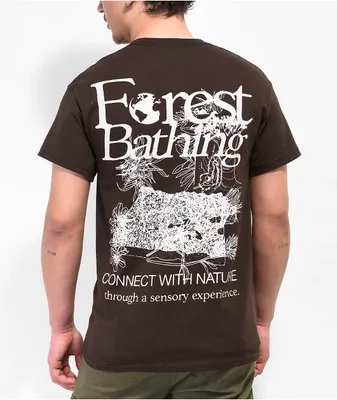 Dravus Forest Bathing Brown T-Shirt