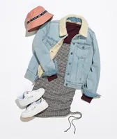 Dravus Gemma Sherpa Denim Jacket