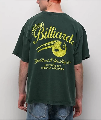 Dravus Mikey's Billiards Green T-Shirt
