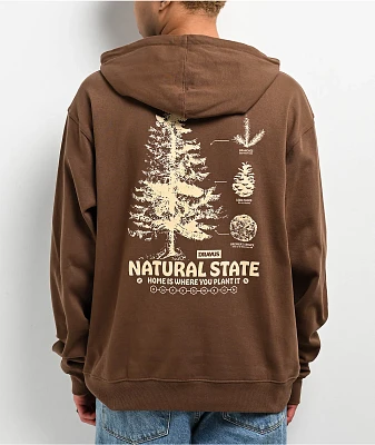 Dravus Natural State Brown Hoodie