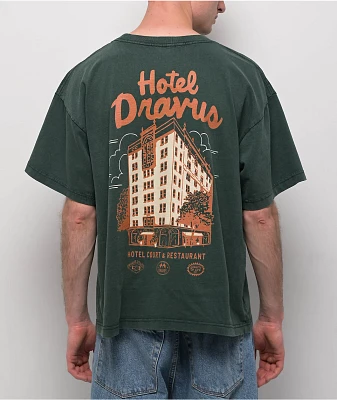 Dravus Retro Hotel Green T-Shirt