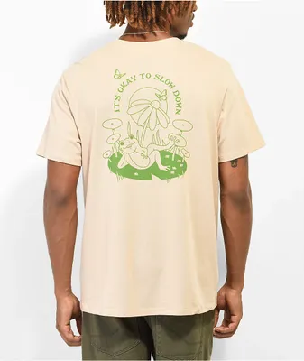 Dravus Slow Down Sand T-Shirt