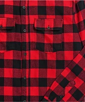 Dravus Willard Red & Black Flannel Shirt