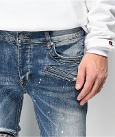 Dript Denim D.029 Biker Blue Skinny Jeans