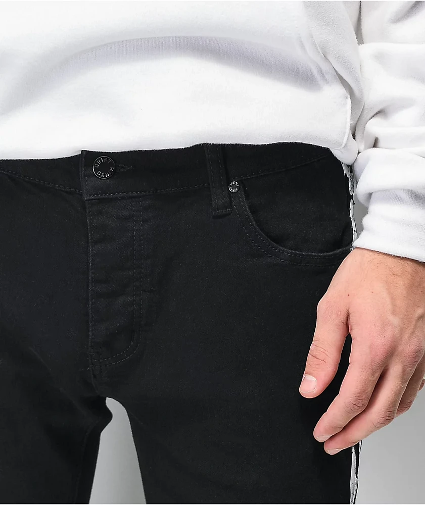 Dript Denim D.097 Racer Black Skinny Jeans