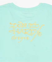Ed Hardy Hand Mint Crop T-Shirt