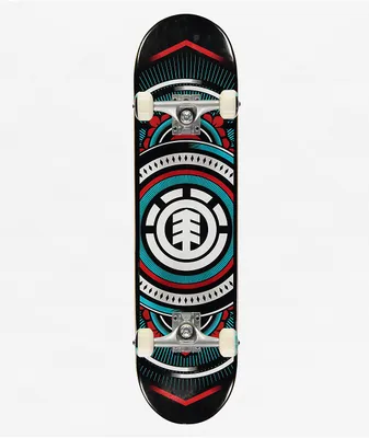 Element Hatchet Red & Blue 7.75" Skateboard Complete
