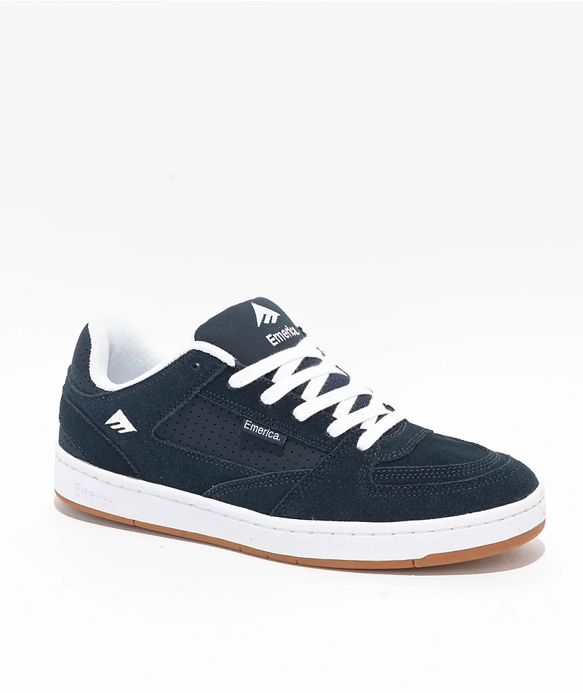 Emerica Mute Navy & White Skate Shoes