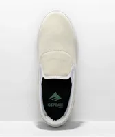 Emerica Wino G6 White Slip-On Skate Shoes