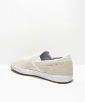 Emerica Wino G6 White Slip-On Skate Shoes