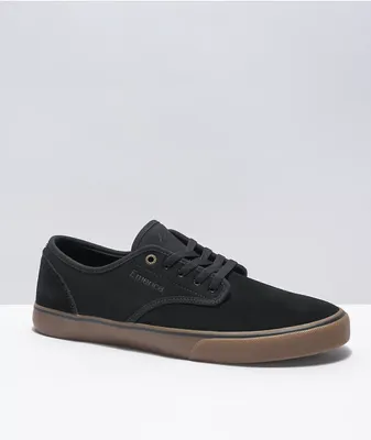 Emerica Wino Standard Black & Gum Skate Shoes