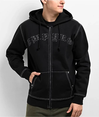 Empyre Bent Metal Black Zip Hoodie