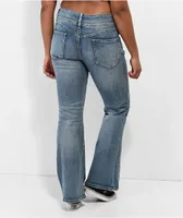 Empyre Britt Y2K Blue Low Rise Flare Jeans