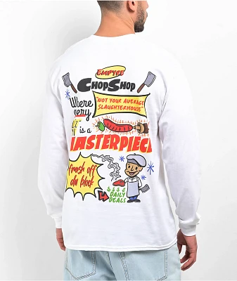 Empyre Chop Shop White Long Sleeve T-Shirt