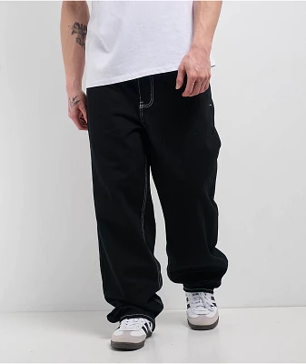 Empyre Contrast Black Loose Fit Skate Jeans