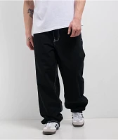 Empyre Contrast Black Loose Fit Skate Jeans