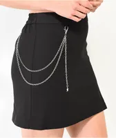 Empyre Cyndi Star Chain Black Skirt
