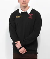 Empyre Destiny Awaits Black Long Sleeve Polo Shirt