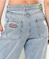 Empyre Destroyed Tori Light Blue Denim Skate Jeans