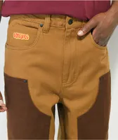 Empyre Double Knee Tobacco Skate Jeans
