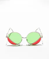 Empyre Duo Green & Orange Sunglasses
