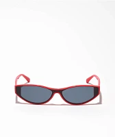 Empyre Frankie Red Square Cat Eye Sunglasses