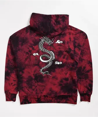 Empyre Fredia Dragon Red Tie Dye Hoodie