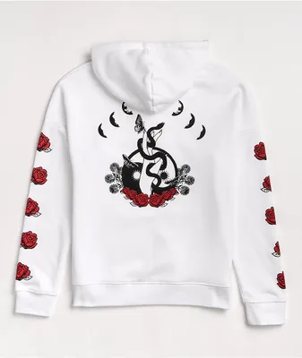 Empyre Fredia Yin Yang White Hoodie