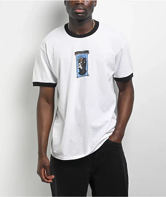 Empyre Garbage Man Ringer White T-Shirt