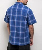 Empyre Glen Shadow Plaid Blue Button Up Shirt