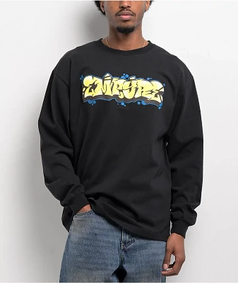 Empyre Graff Animals Black Long Sleeve T-Shirt
