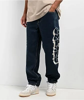 Empyre Graff Blue Denim Skate Jeans