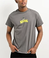 Empyre Graffiti Cat Charcoal T-Shirt