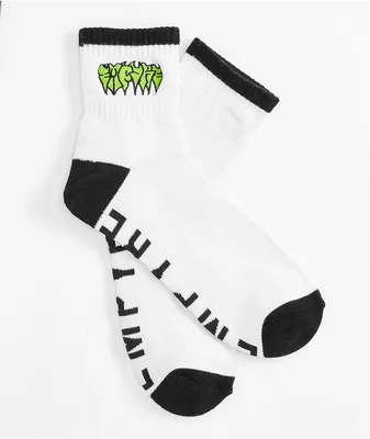 Empyre Half Full Mid White Crew Socks