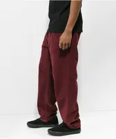 Empyre Johnny Red Elastic Waist Corduroy Skate Pants