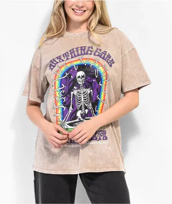 Empyre Julien Nothing Lasts Tan Wash T-Shirt