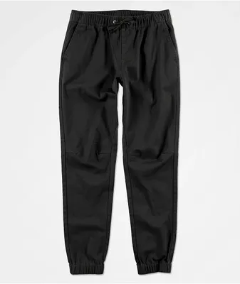 Empyre Kids' Creager Elastic Waist Black Jogger Pants
